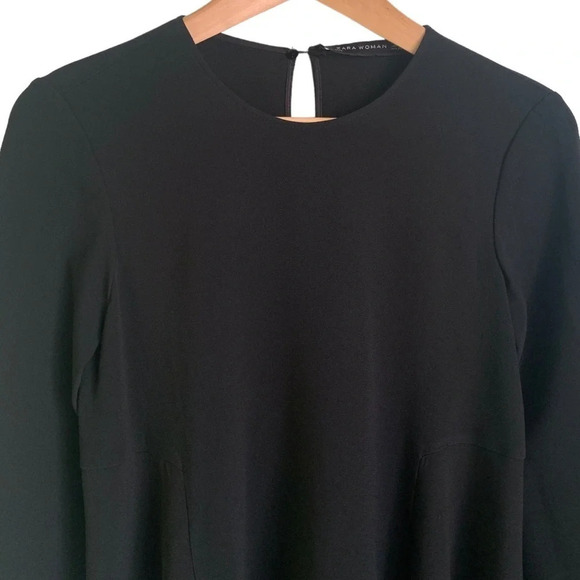 Zara Black Fit  & Flare Dress - Picture 4 of 7